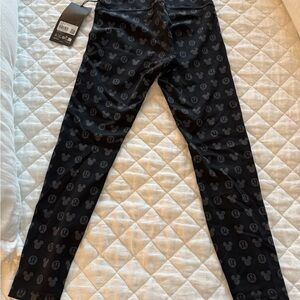 Lululemon Disney Black Mickey Mouse Leggings - New With Tags
